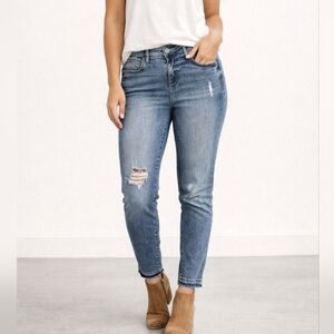 KUT From the Kloth Kurvy Diana Crop Skinny Jeans Women’s Size 4 Stretch Denim